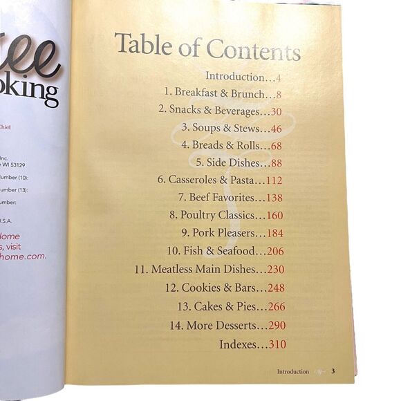 Cookbook Guilt Free Cooking from Taste of Home Hardcover - Picture 3 of 7